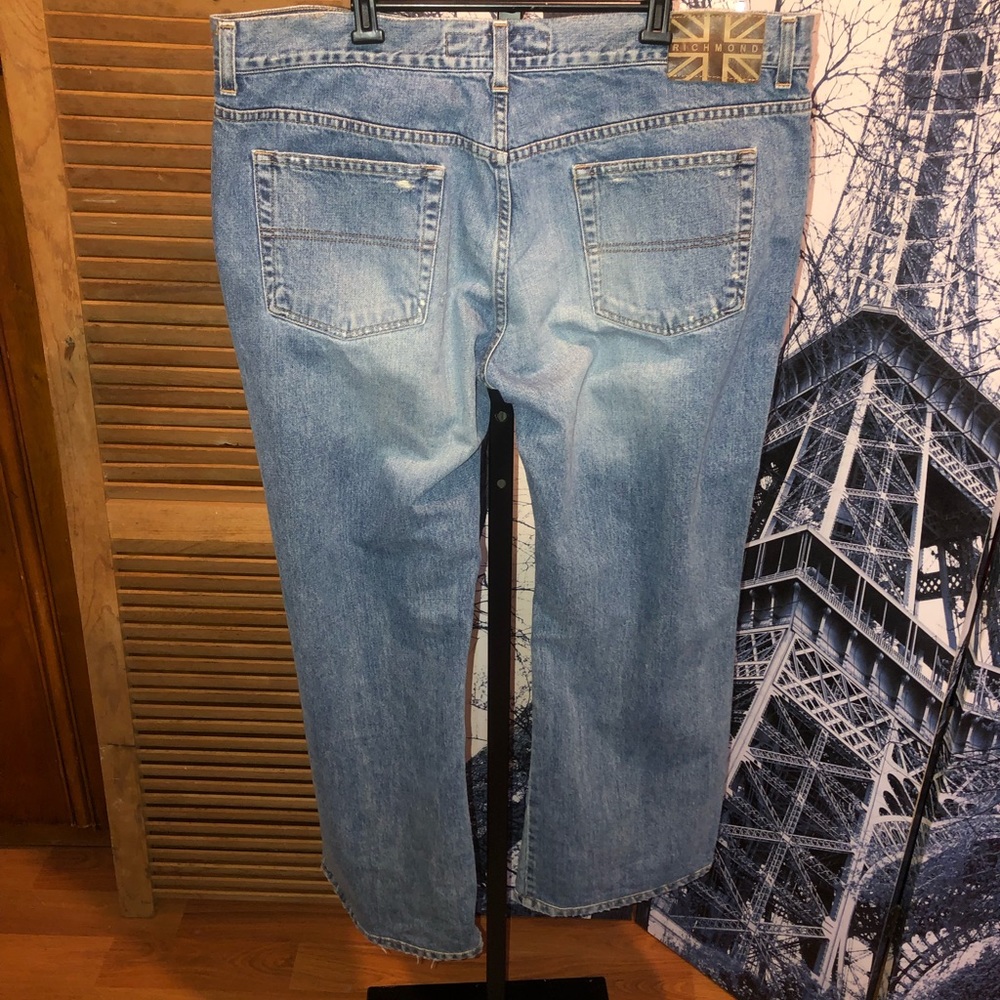 JOHN RICHMOND ‘RICH JEANS DISTRESSED JEANS - Picture 4 of 9
